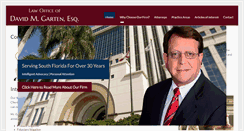 Desktop Screenshot of gartenlaw.com