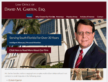 Tablet Screenshot of gartenlaw.com